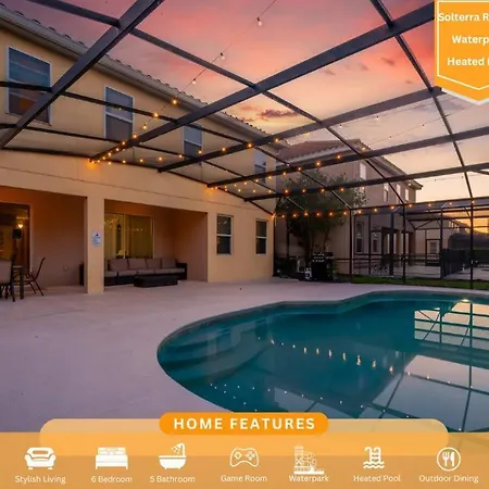 Sleeps 14 Heated Pool + Lazy River + Game Room